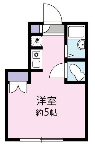 ヒルズ荻窪(ワンルーム/1階)の間取り写真