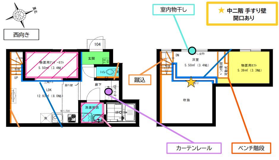 RADIANCE桜本町(ワンルーム/1階)の間取り写真