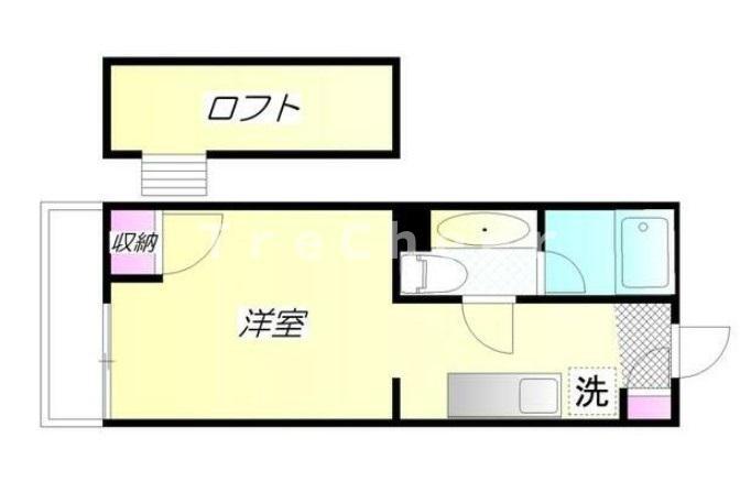 レジデンス光和109(ワンルーム/1階)の間取り写真