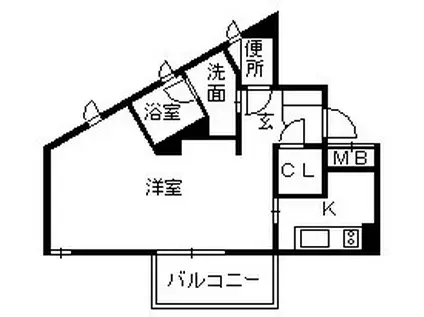 ARIETTA(1K/5階)の間取り写真