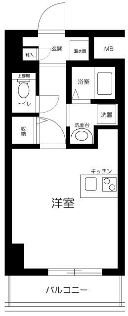 FORTIS水天宮前(ワンルーム/5階)の間取り写真