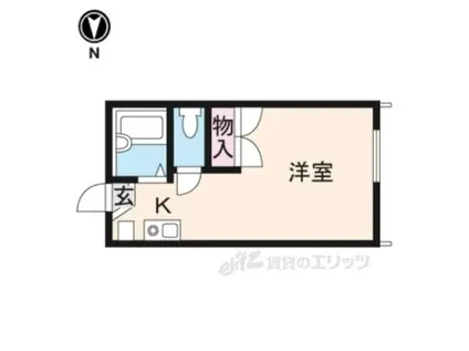 レオパレスカサ(1K/1階)の間取り写真