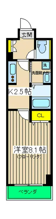 リヴィエールプラス 7階階 間取り