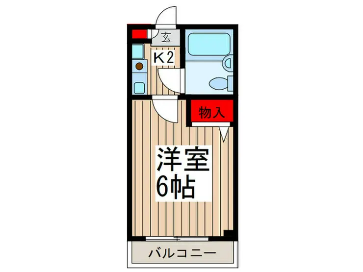 マリオン大宮 2階階 間取り