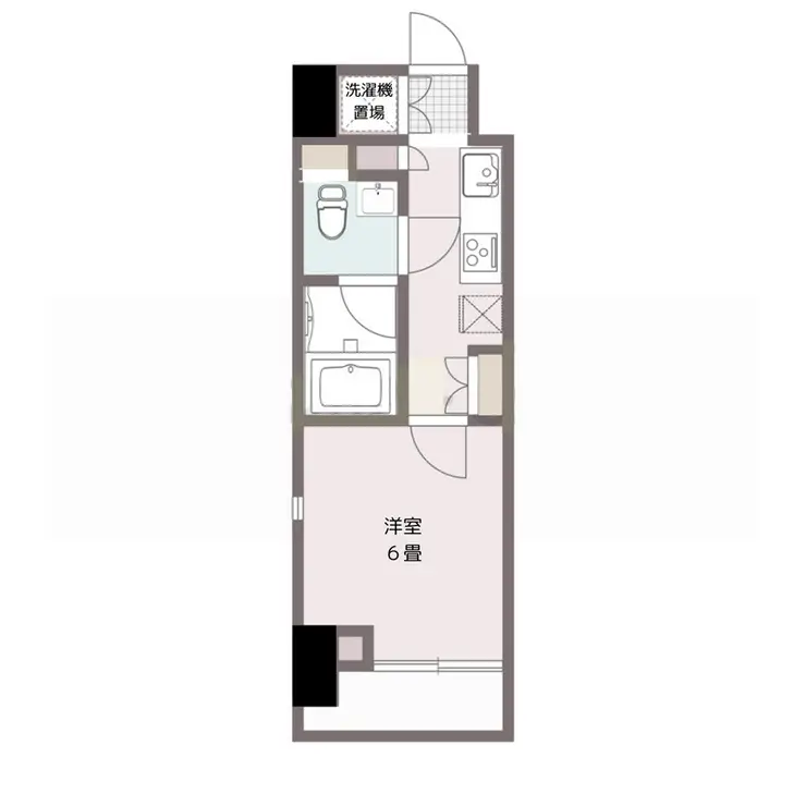 ルーブル川崎六番館 3階階 間取り