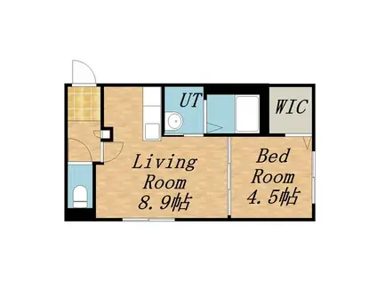 PINE RESIDENCE N32(2LDK/2階)の間取り写真