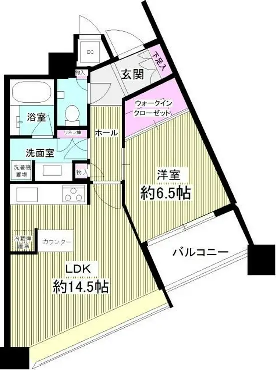 パークコート赤坂ザタワー 12階階 間取り
