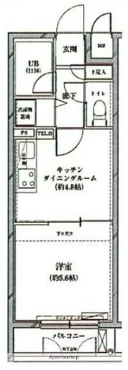 等々力ホームズ 1階階 間取り