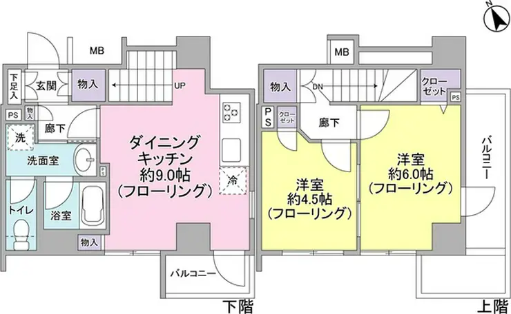 パートナーシップアパートメント 3階階 間取り