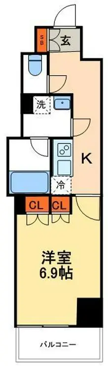 日本橋ファーストレジデンス 2階階 間取り