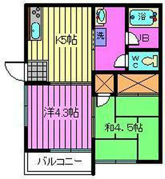 トリエールもとまち 1階階 間取り