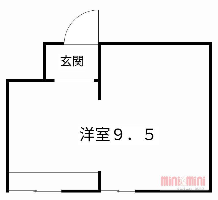 アスクゲートウッドビル(ワンルーム/7階)の間取り写真