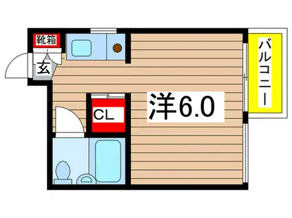 千歳プラザ(ワンルーム/7階)の間取り写真