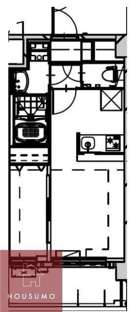 ALIVIS SHIMO-SHINJO SOL TERRACE(1LDK/2階)の間取り写真