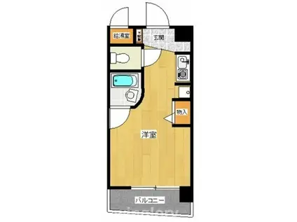 ルネスロワール博多駅南(ワンルーム/11階)の間取り写真