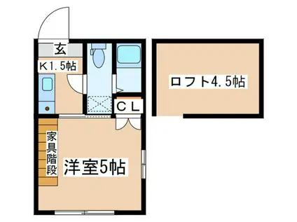 マ・ピエス西生田4(1K/1階)の間取り写真