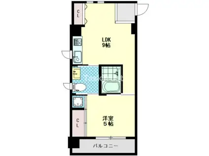ネクストステージ都島(1LDK/5階)の間取り写真