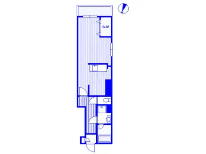 NOBLE TERRACE(ワンルーム/3階)の間取り写真
