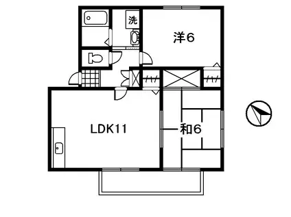 グランドメゾン・M(2LDK/2階)の間取り写真