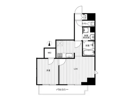 パレスシンシア江東橋(1LDK/12階)の間取り写真