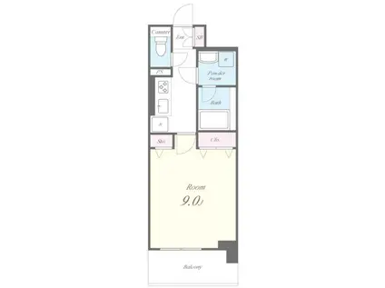 マ・メゾン浅草橋(1K/7階)の間取り写真