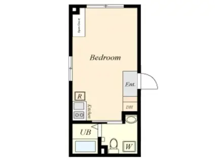 HW.HILLS目白(ワンルーム/2階)の間取り写真