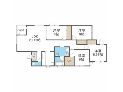 MALIE FUJI(4LDK/3階)の間取り写真