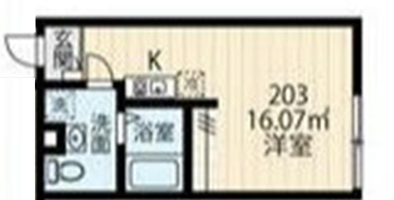 フィオーネ北赤羽(ワンルーム/2階)の間取り写真