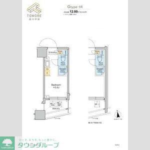 TOMORE品川中延(ワンルーム/6階)の間取り写真