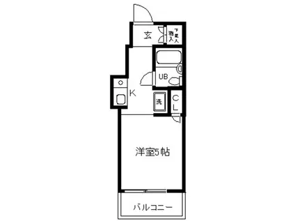日神パレス磯子(ワンルーム/3階)の間取り写真