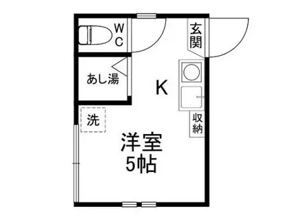 アーバンプレイス高円寺V(ワンルーム/1階)の間取り写真