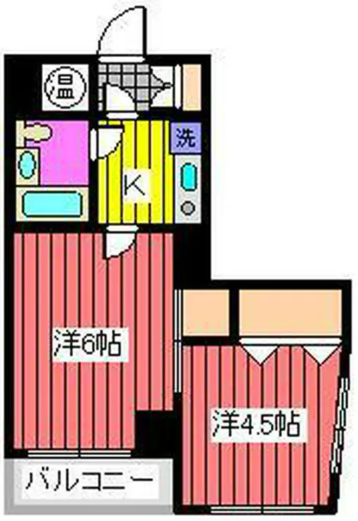 巣鴨陽光ハイツ 3階階 間取り