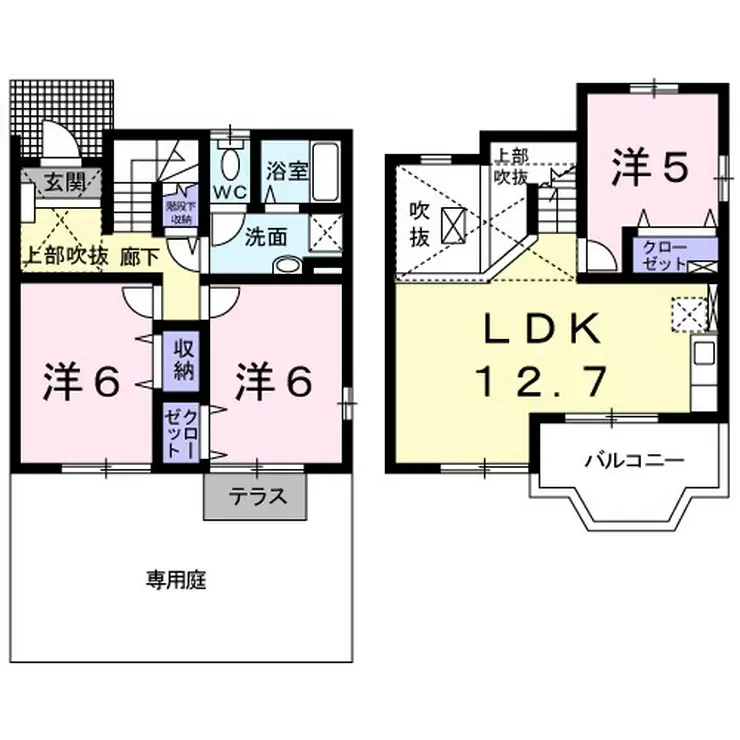 グランベル 1階階 間取り