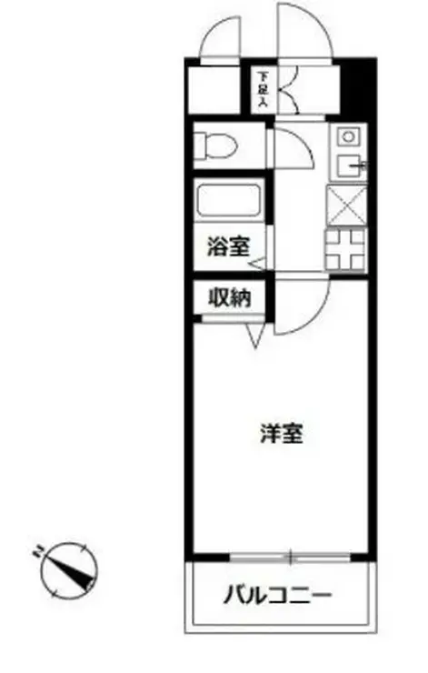 プレール三田 5階階 間取り