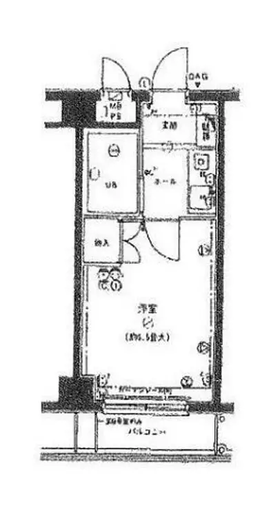 ハイシティ横浜元町 3階階 間取り