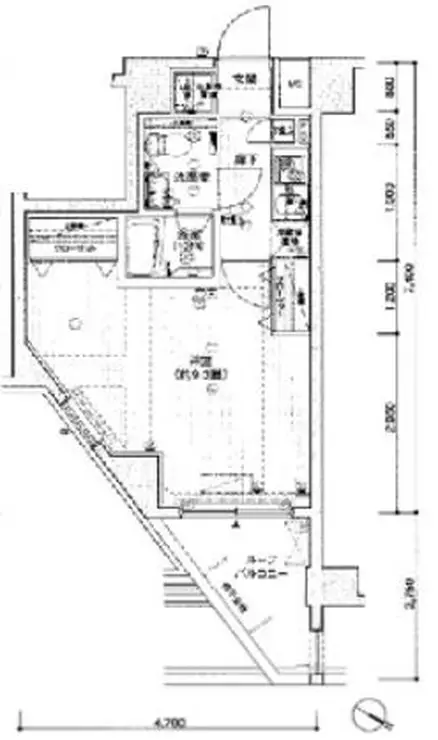 プレール・ドゥーク板橋区役所前 7階階 間取り