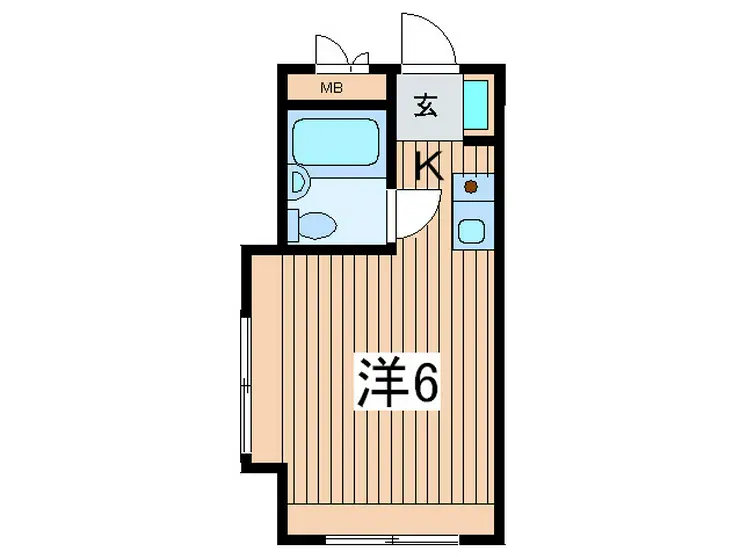 アサミハウス第7 1階階 間取り
