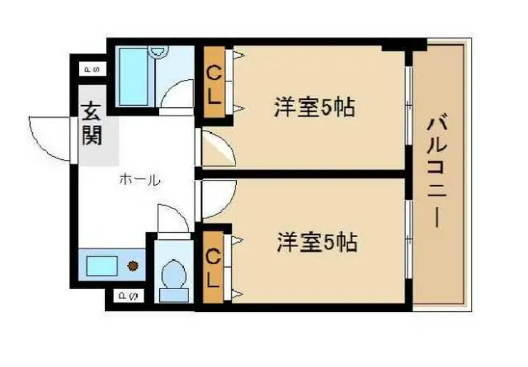 コーポ代々木上原 5階階 間取り