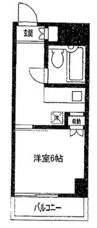 スカイパレス町田 4階階 間取り