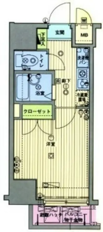 ガーラ笹塚駅前 8階階 間取り