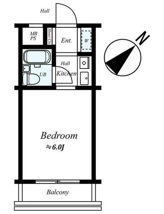 ダイアパレス目黒本町 2階階 間取り