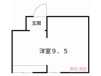 アスクゲートウッドビル(ワンルーム/7階)の間取り写真