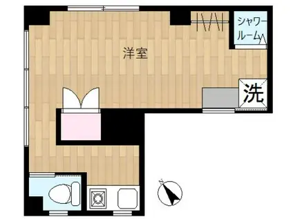 中嶋ビル(ワンルーム/2階)の間取り写真