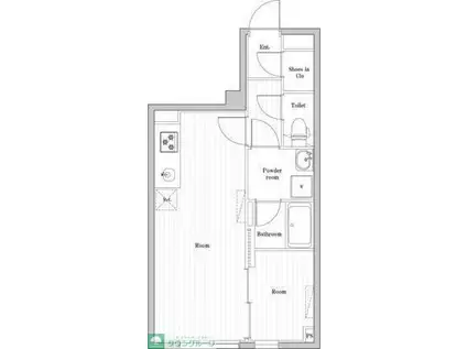 EDIT文京千石II(1LDK/2階)の間取り写真