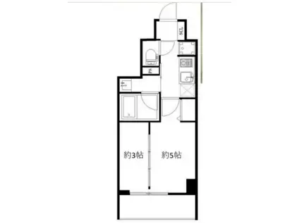 HARMONY RESIDENCE 東京イーストガーデン(2K/4階)の間取り写真