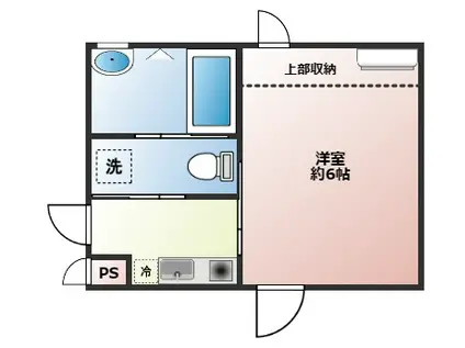 EX PIT-IN(1K/1階)の間取り写真
