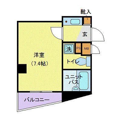 FYSビル(1K/3階)の間取り写真