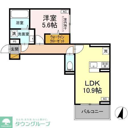アリエッタ(1LDK/3階)の間取り写真