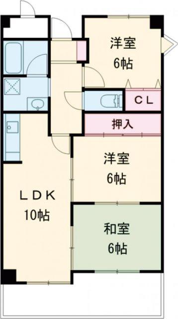 ハーモナイズ361(3LDK/5階)の間取り写真