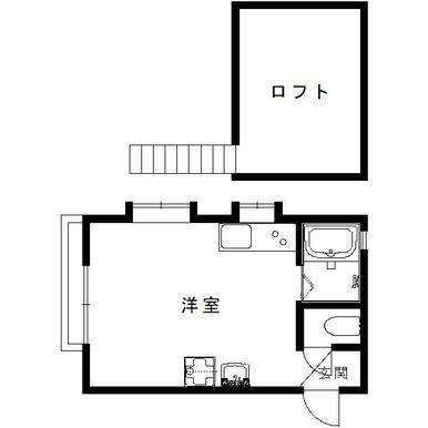 フォーレスト諏訪I号館(ワンルーム/2階)の間取り写真